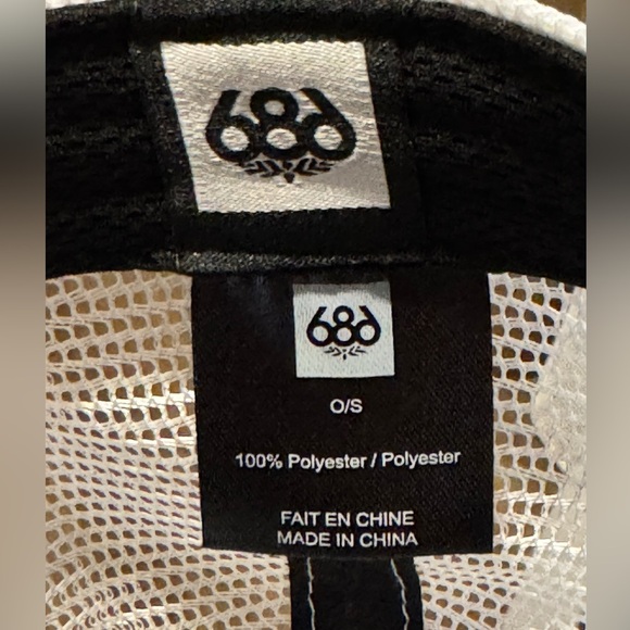 686 The Grateful Dead Trucker SnapBack Hat Pink White Rustic Look Unisex - Picture 6 of 6